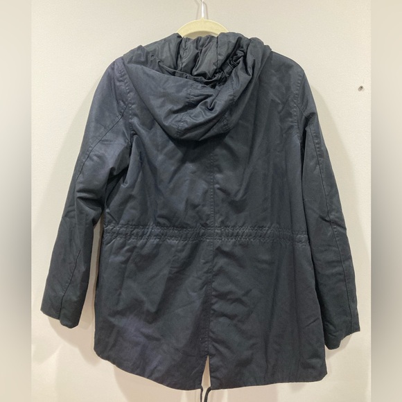 L.O.G.G. Label of Graded Goods Black Utility Jacket- Drawstring Waist and Hood 4 - Picture 9 of 13